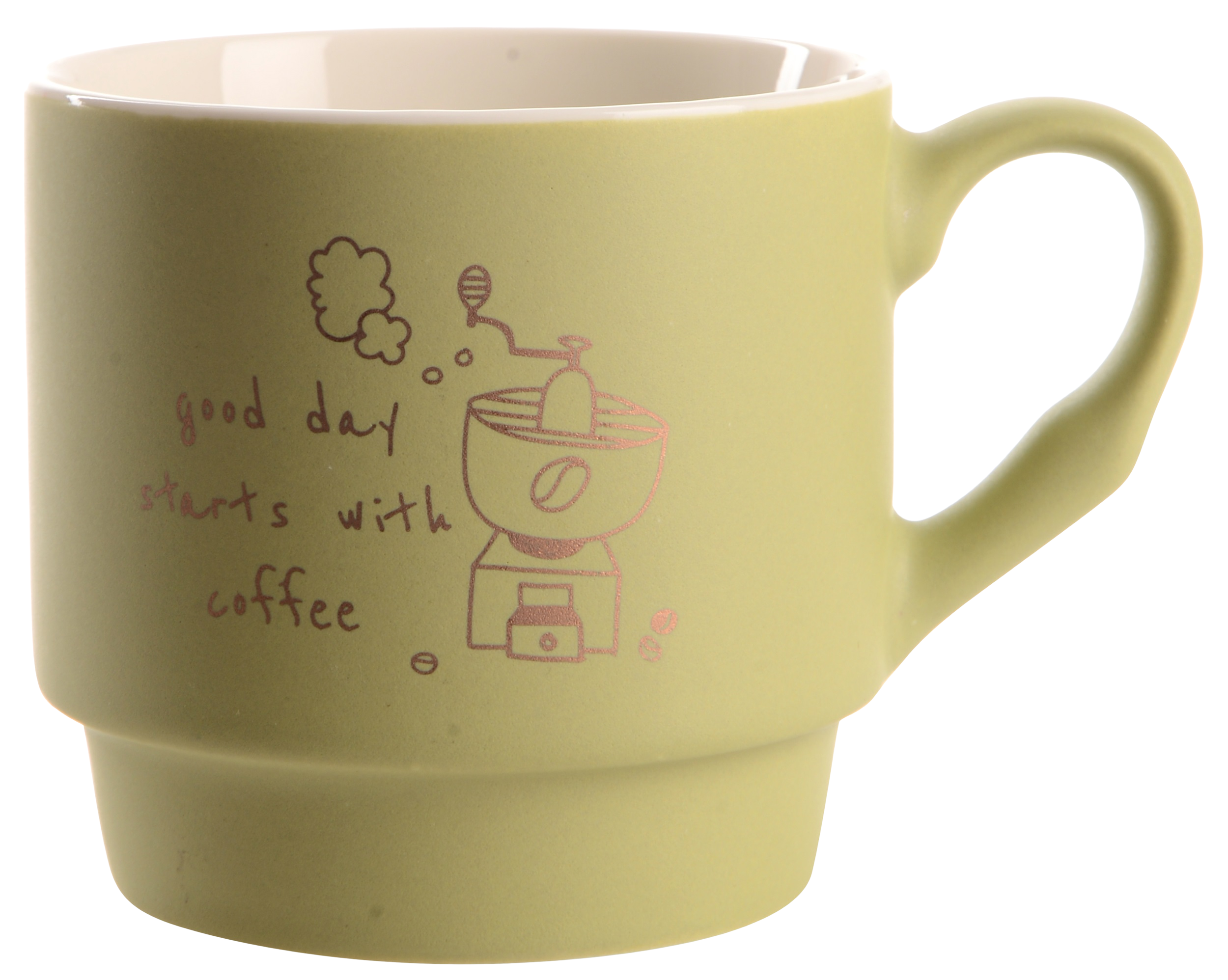 Набір чашок Limited Edition MORNING COFFEE 4Х на металевій підставці 340 мл (UG-B248-E0963) - фото 4