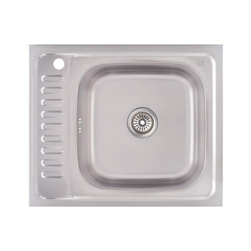 Мойка для кухни Lidz 6050-R Decor 0,6 мм (LIDZ6050R06DEC)