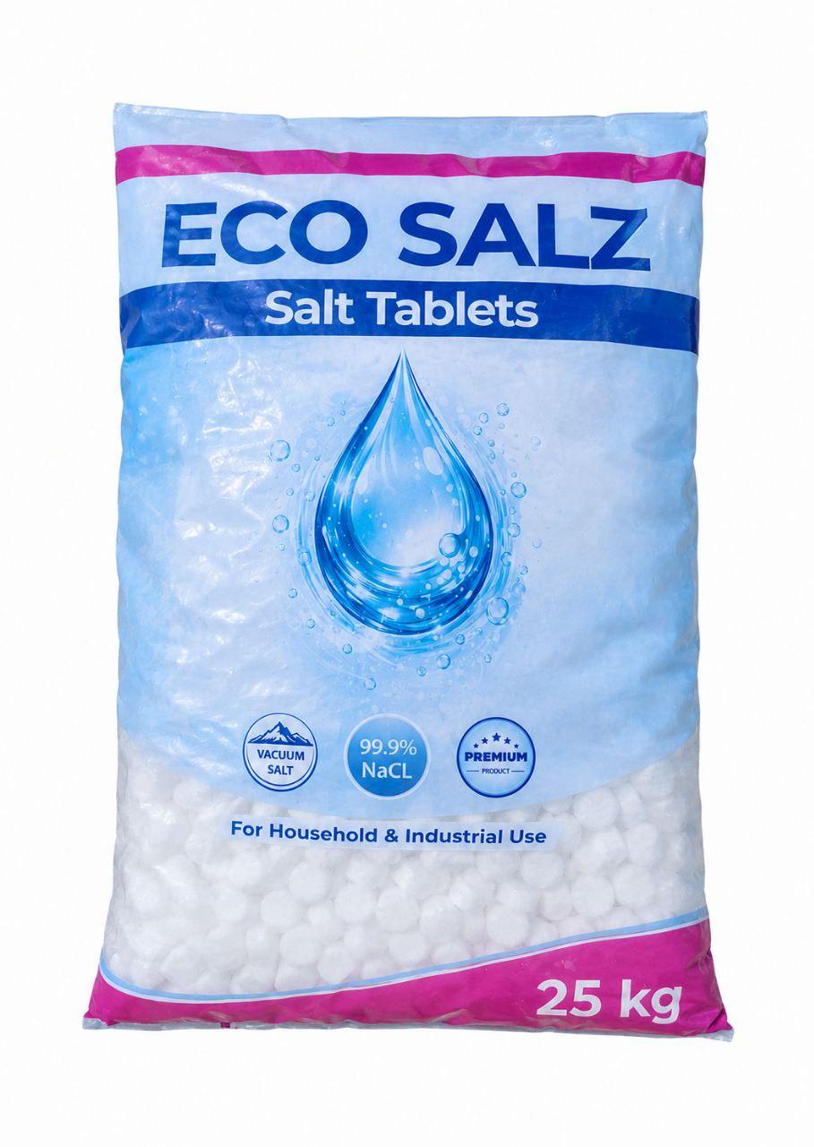 Соль таблетированная для очистки воды Eco Salz 25 кг (36811824)