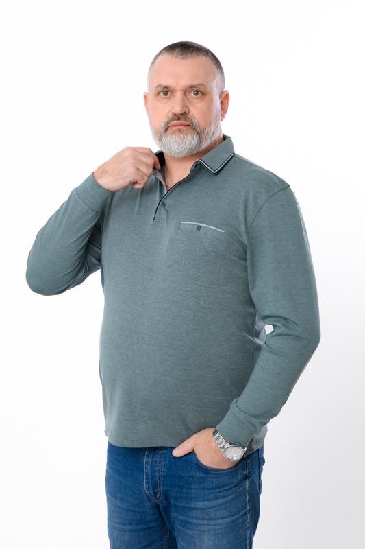 Поло з довгим рукавом чоловіче Носи Своє XXL Зелений (15534) Поло з довгим рукавом чоловіче Носи Своє XXL Зелений (15534)