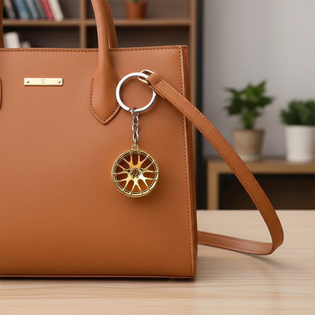 Брелок для ключей Автомобильный диск Золотистый (99_15_0_3С) - фото 6 Брелок для ключей Автомобильный диск Золотистый (99_15_0_3С) - фото 6