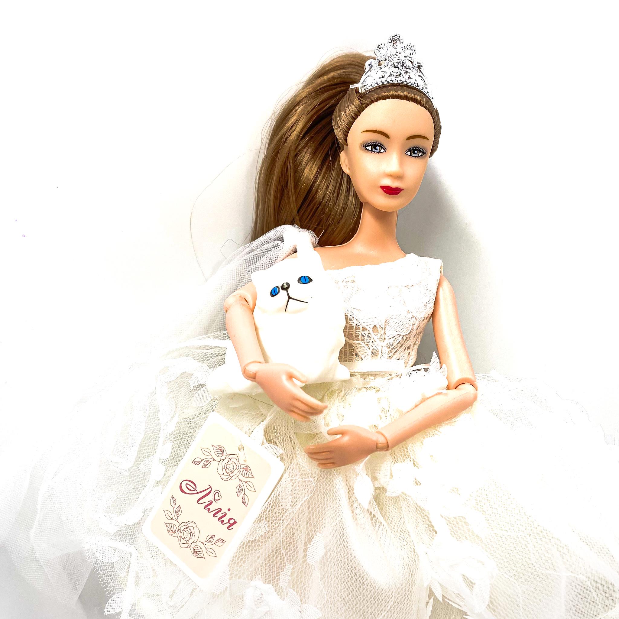 Лялька TK Group 30 см Принцеса ніжність з довгим волоссям та домашнім вихованцем (111708) - фото 3 Лялька TK Group 30 см Принцеса ніжність з довгим волоссям та домашнім вихованцем (111708) - фото 3