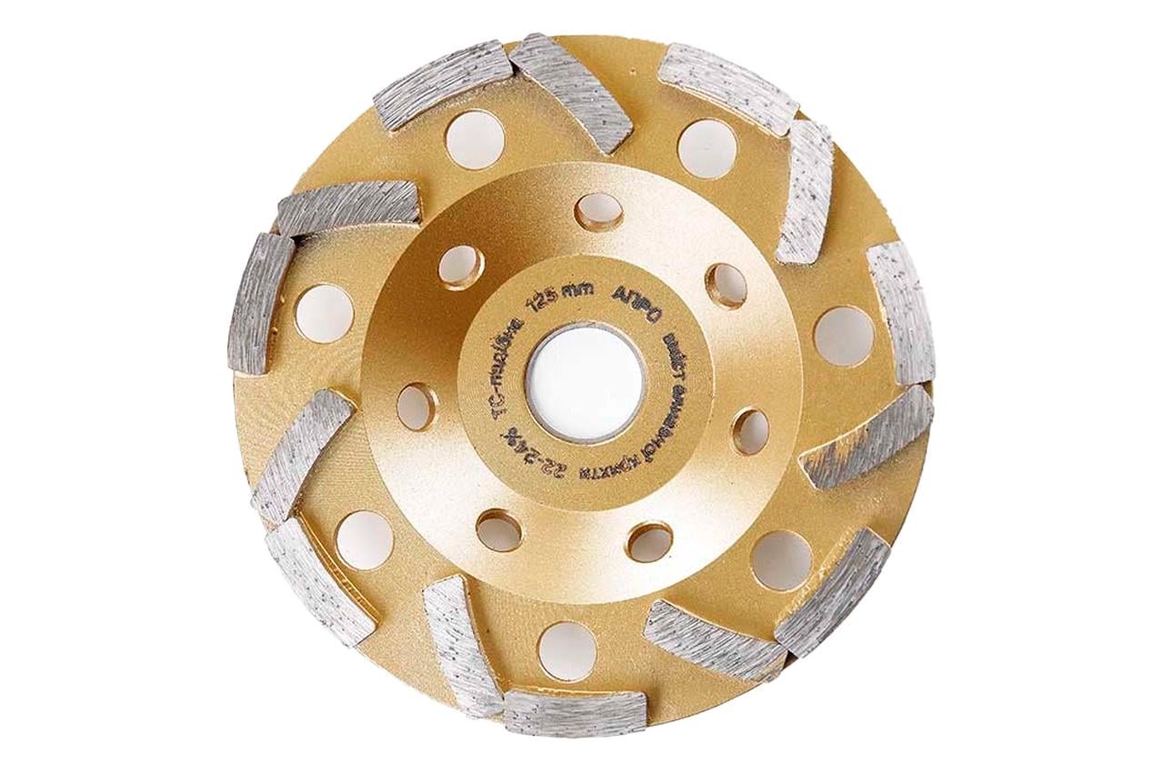 Чашка алмазна шліфувальна Apro 125 мм 22-24% TC (830540)