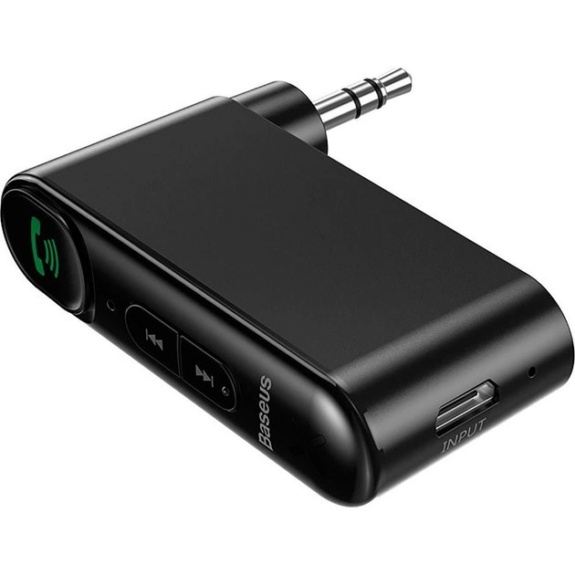 Модулятор FM-Трансмітер BASEUS BSBA-02 AUX Wireless Audio Receiver WXQY010001 Black - фото 5 Модулятор FM-Трансмітер BASEUS BSBA-02 AUX Wireless Audio Receiver WXQY010001 Black - фото 5