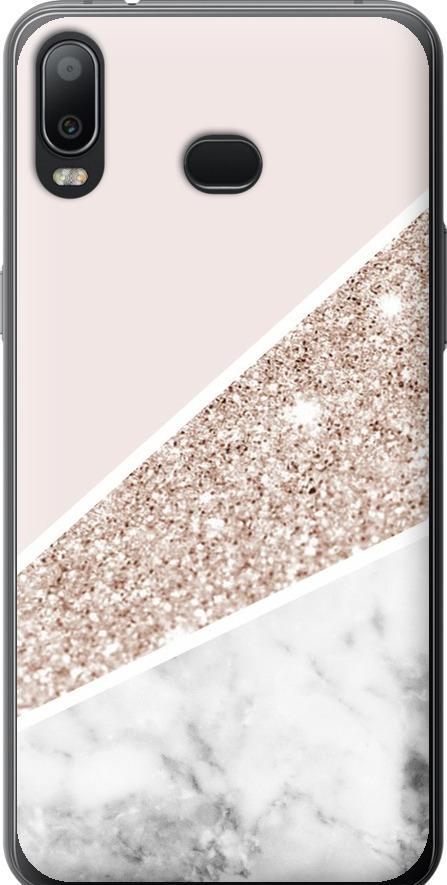 Чехол на Samsung Galaxy A6s Пастельный мрамор (4342u-1604-42517)