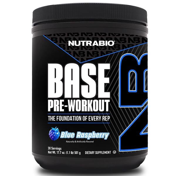 Комплекс для тренировки NutraBio BASE Pre-Workout 501 г 30 порций Blue Raspberry (000027149) Комплекс для тренировки NutraBio BASE Pre-Workout 501 г 30 порций Blue Raspberry (000027149)