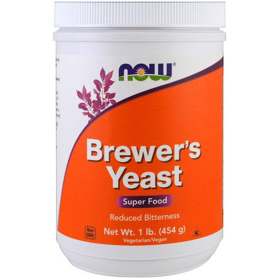 Пивні дріжджі NOW Foods Brewer's Yeast Super Food 1 lb 454 г 28 порцій