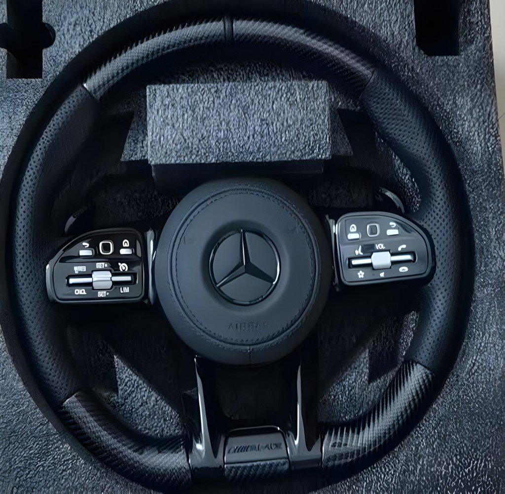 Руль AMG-Style GBT для Mercedes S-сlass W221 Черный