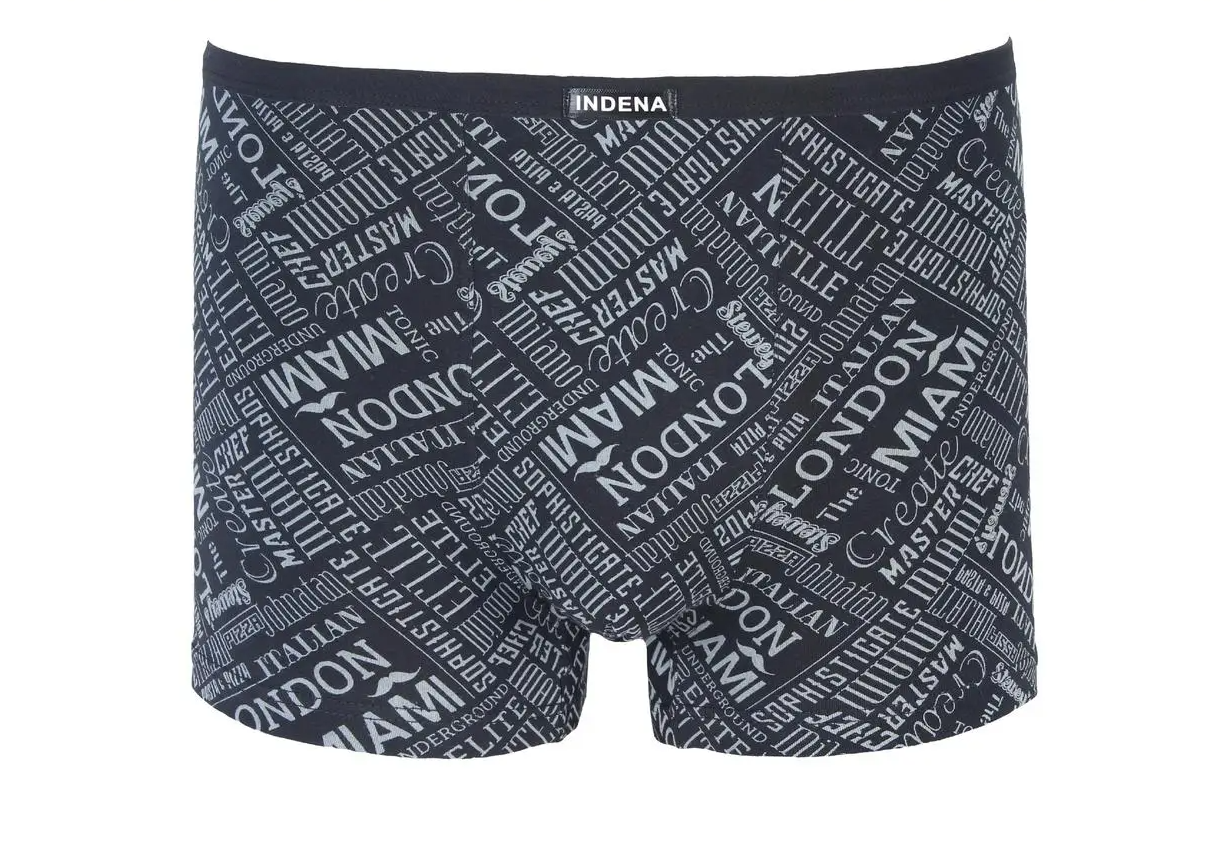 Мужские боксеры стрейчевые Indena 2XL р. 48-50 2 шт. Черный (81018)