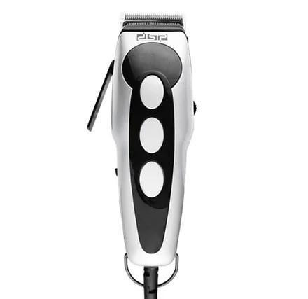Машинка для стрижки проводная DSP A-90012 Pro 4 съемные насадки Серебристо-черный (352245870)
