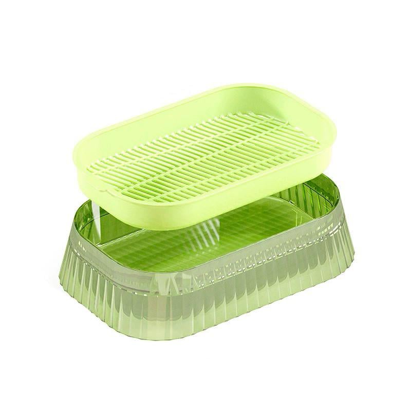 Лоток для проращивания кошачьей травы Lesko DT1159-D Светло-зеленый (31457546)