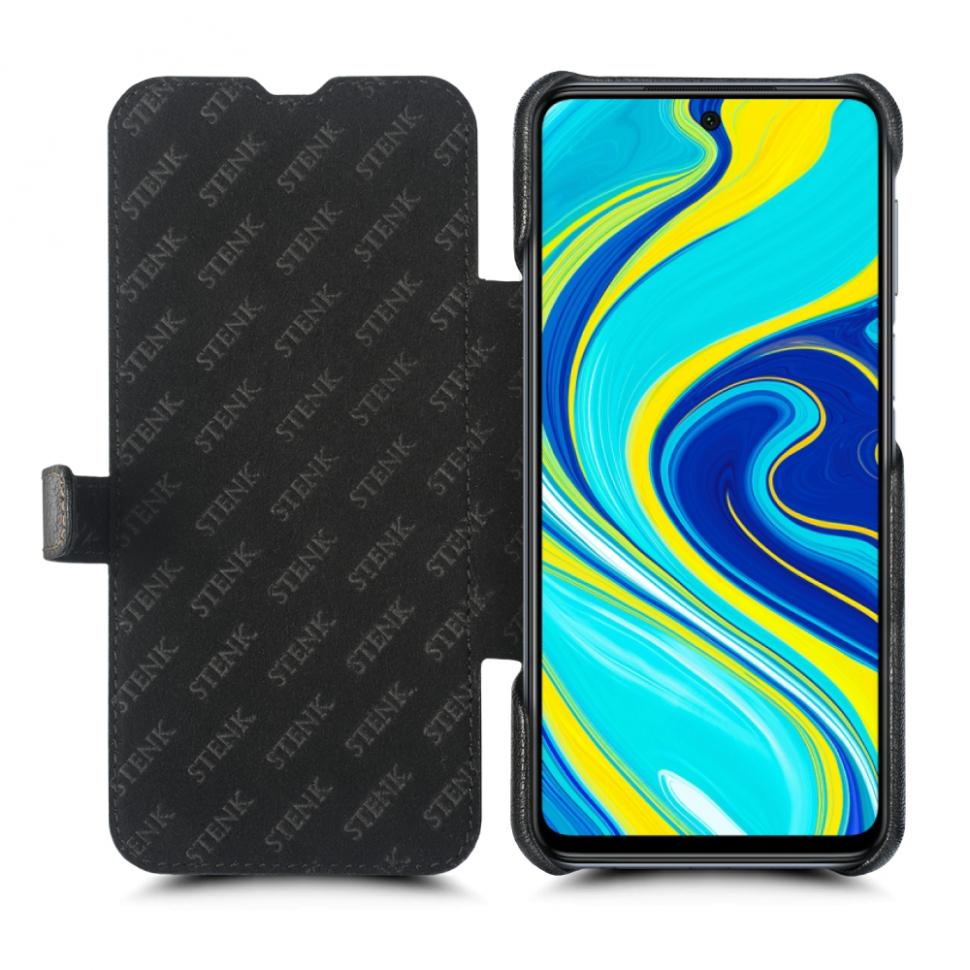 Чехол книжка Stenk Premium для Xiaomi Redmi Note 9S Черный (65852)