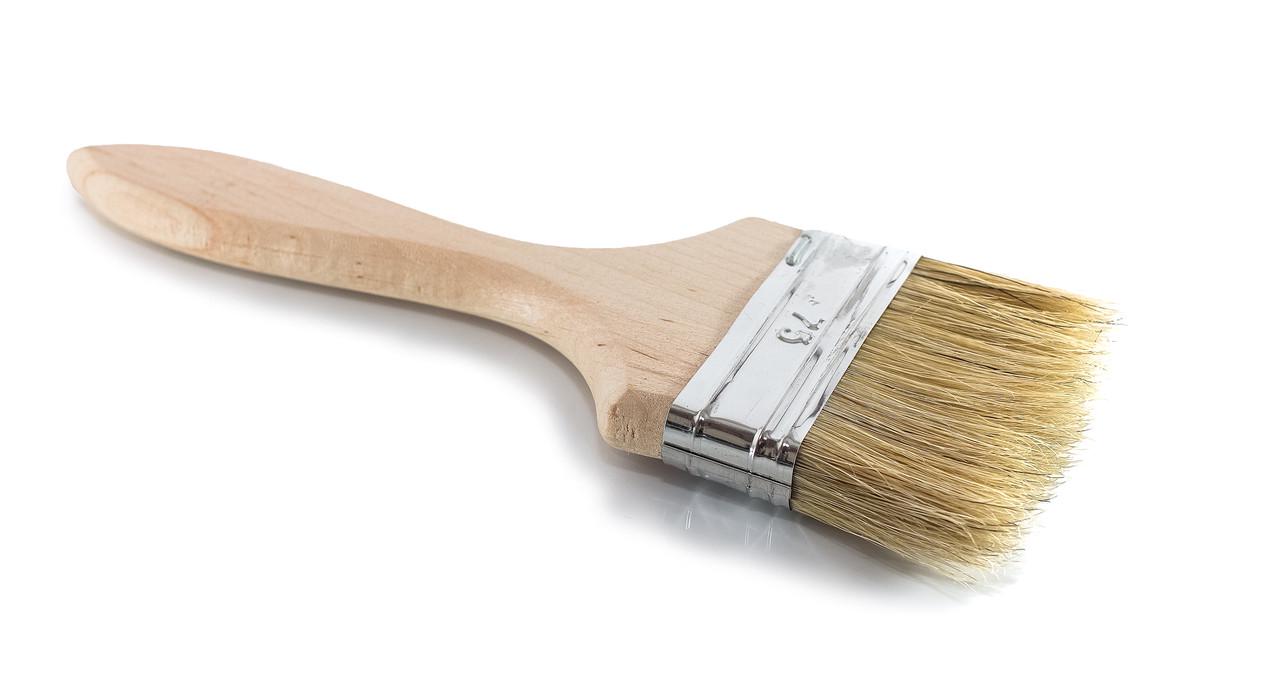 Пензель флейцевий малярний 75x14 мм - фото 1