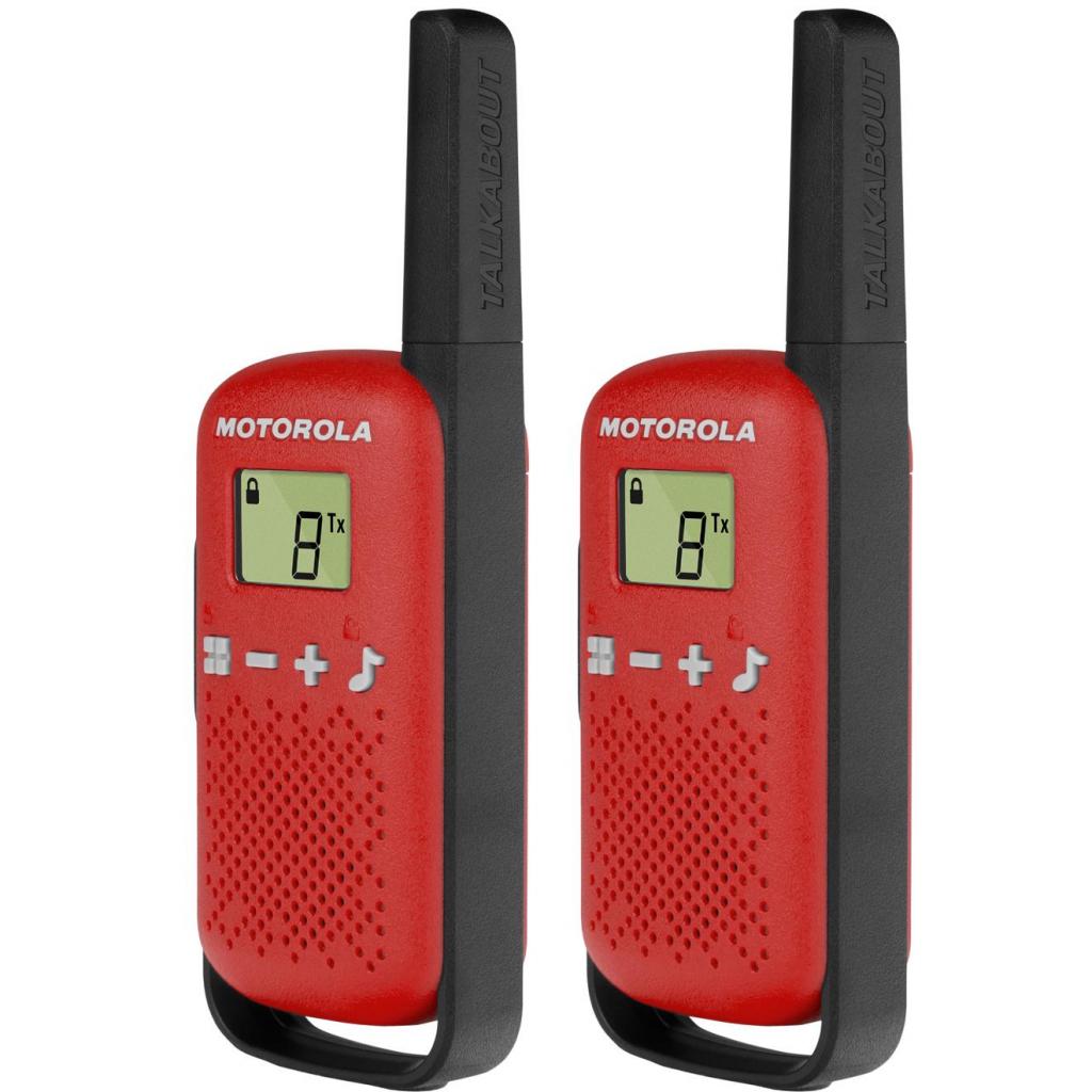 Рация Motorola TALKABOUT T42 Twin Pack Red (B4P00811RDKMAW) - фото 3