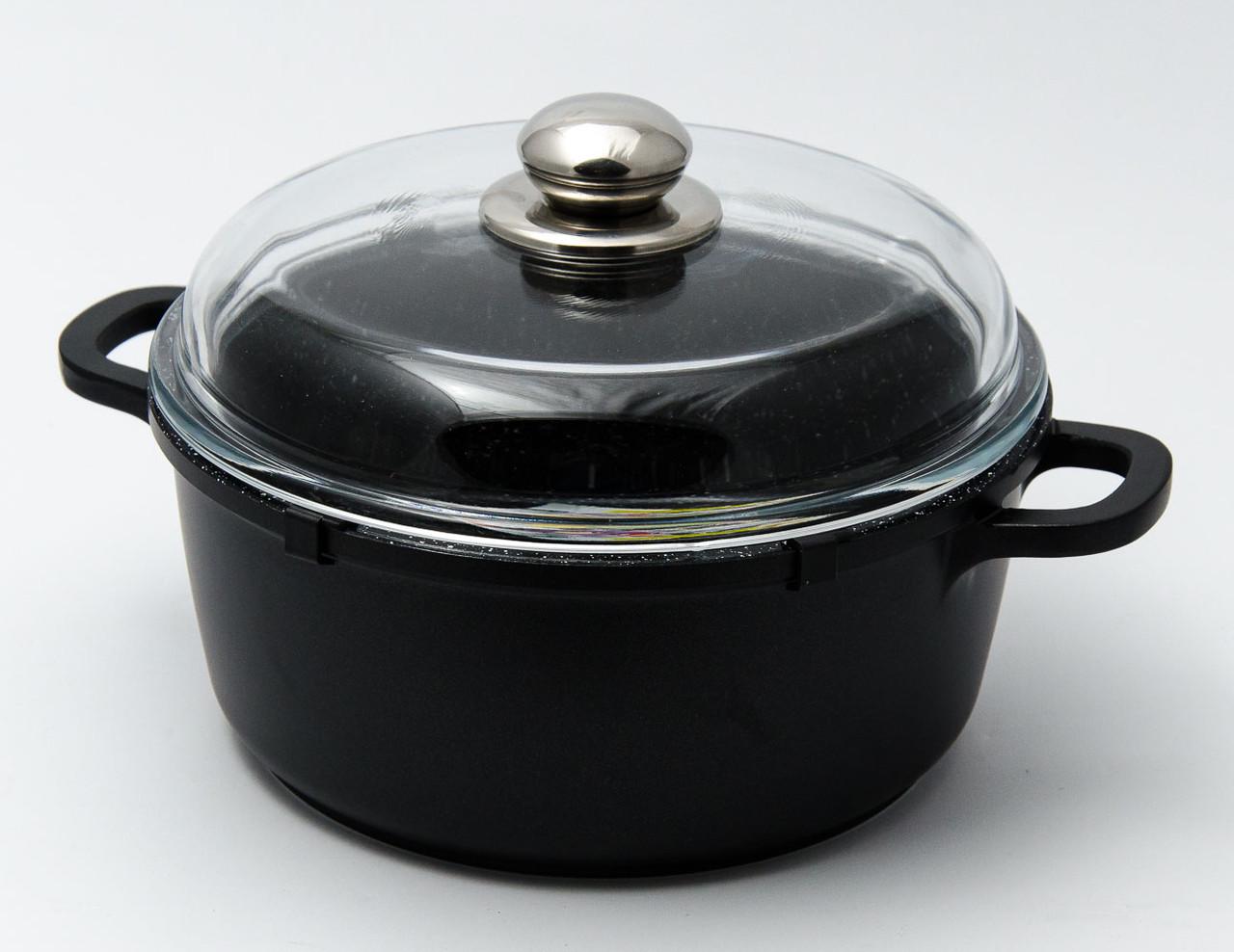 Каструля зі скляною кришкою Maestro MR-4620C індукційне дно D 20 см 2,1 л (NA000196)