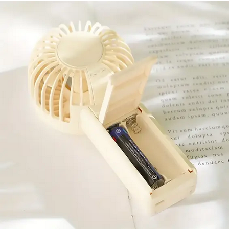 Вентилятор від 2 батарей ААА Бежевий (WF-590) - фото 5 Вентилятор від 2 батарей ААА Бежевий (WF-590) - фото 5