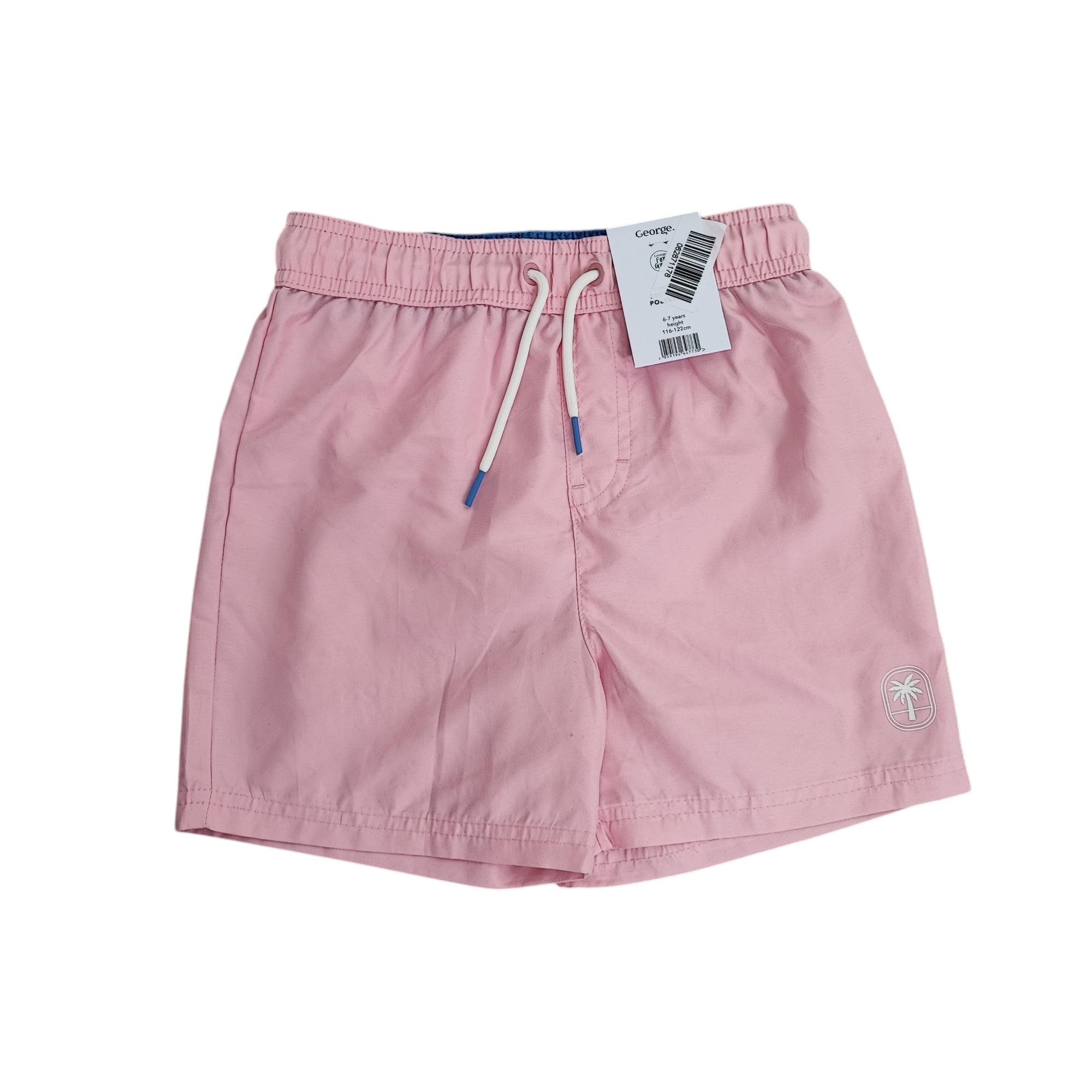 Шорти для купання дитячі для дівчинки George 116-122 см Рожевий (250122117)