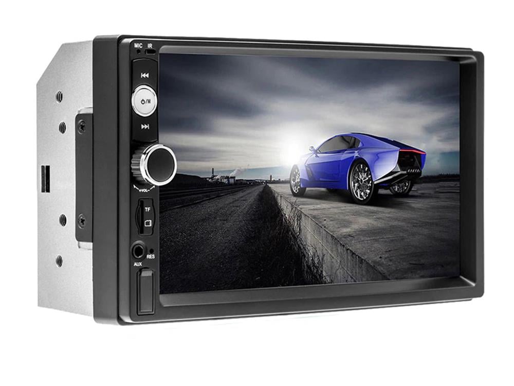Автомагнитола Podofo 2 DIN 7018B мультимедийный плеер сенсорный экран Bluetooth (1005-666-00)