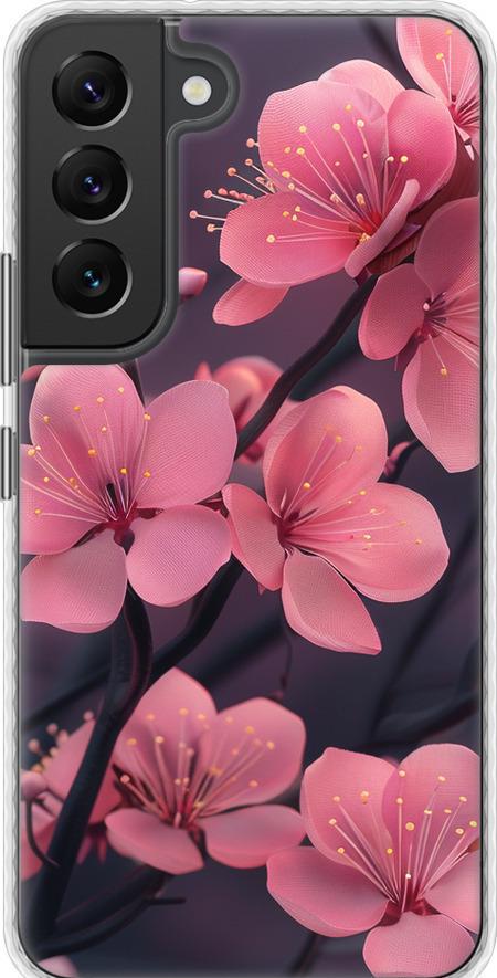 Чехол на Samsung Galaxy S22 Пурпурная сакура (6075pc-2494-42517) Чехол на Samsung Galaxy S22 Пурпурная сакура (6075pc-2494-42517)