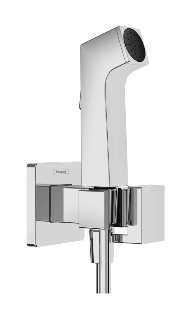 Гигиенический душ Hansgrohe Bidette 1jet E со шлангом и держателем Хром (29233000)