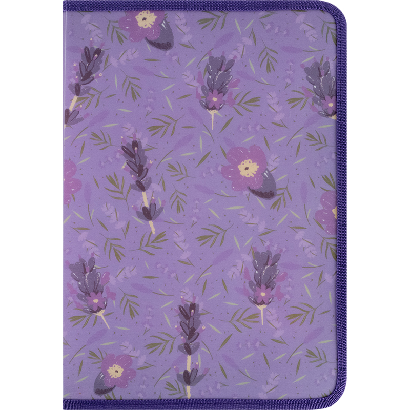 Папка объемная на молнии Axent А4+ Lavender-4 (1804-39-A)