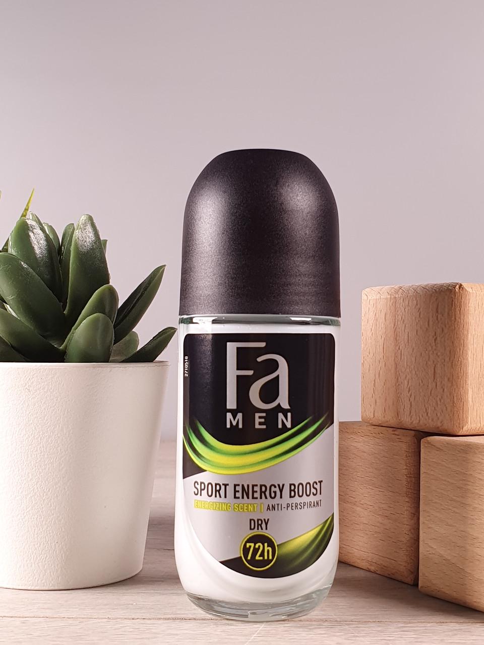 Дезодорант кульковий Fa Men Sport Energy Boost енергійний 50 мл (1882906576)