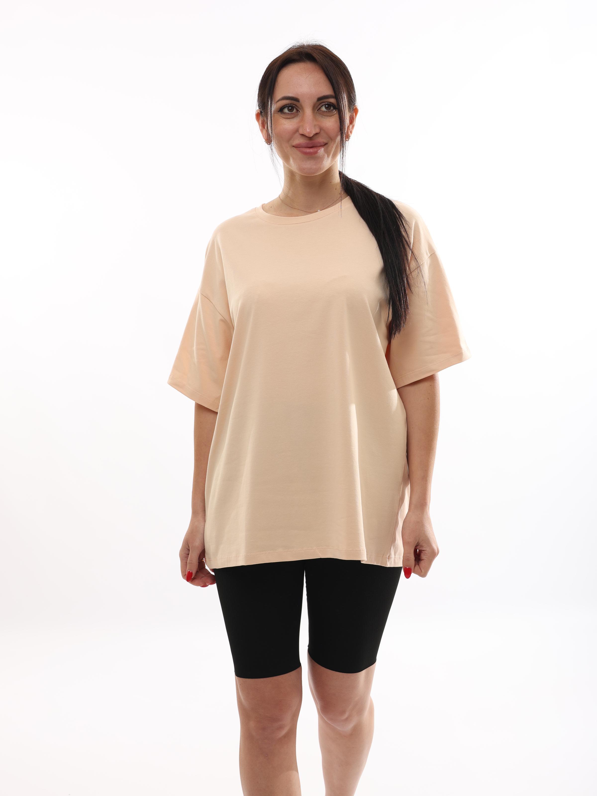 Футболка женская ANIDIN р. 44-50 Бежевый (278575-54)