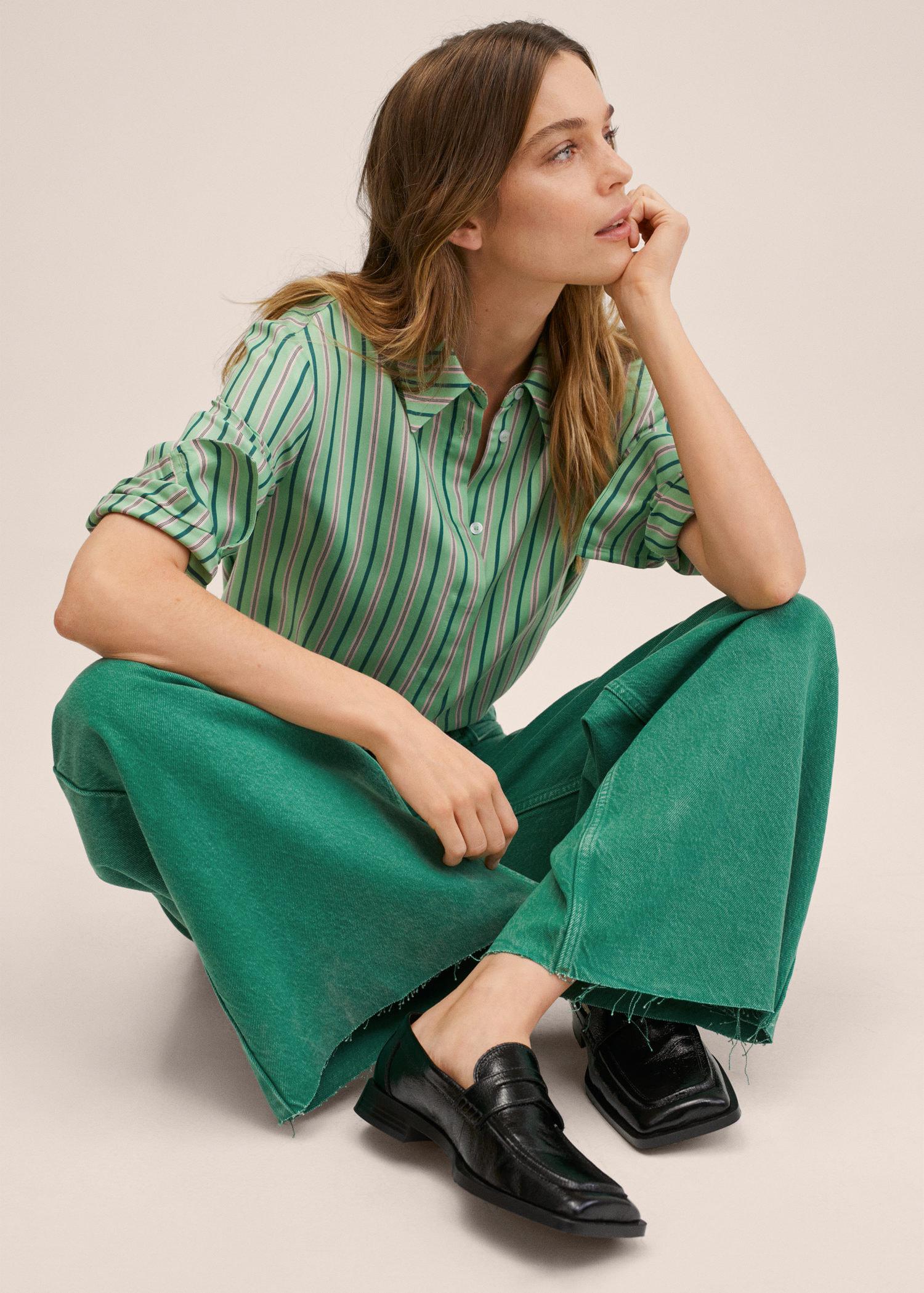 Джинси жіночі Mango 27051141 р. 36 Зелений - фото 3