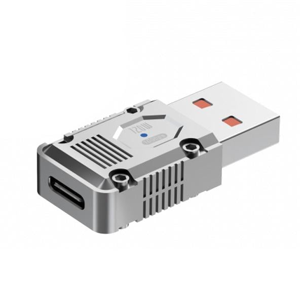 Адаптер OTG Type-C на USB 3.1 Proove Gaming Matrix 10Gbps 120 W Silver (HBMA00012006)