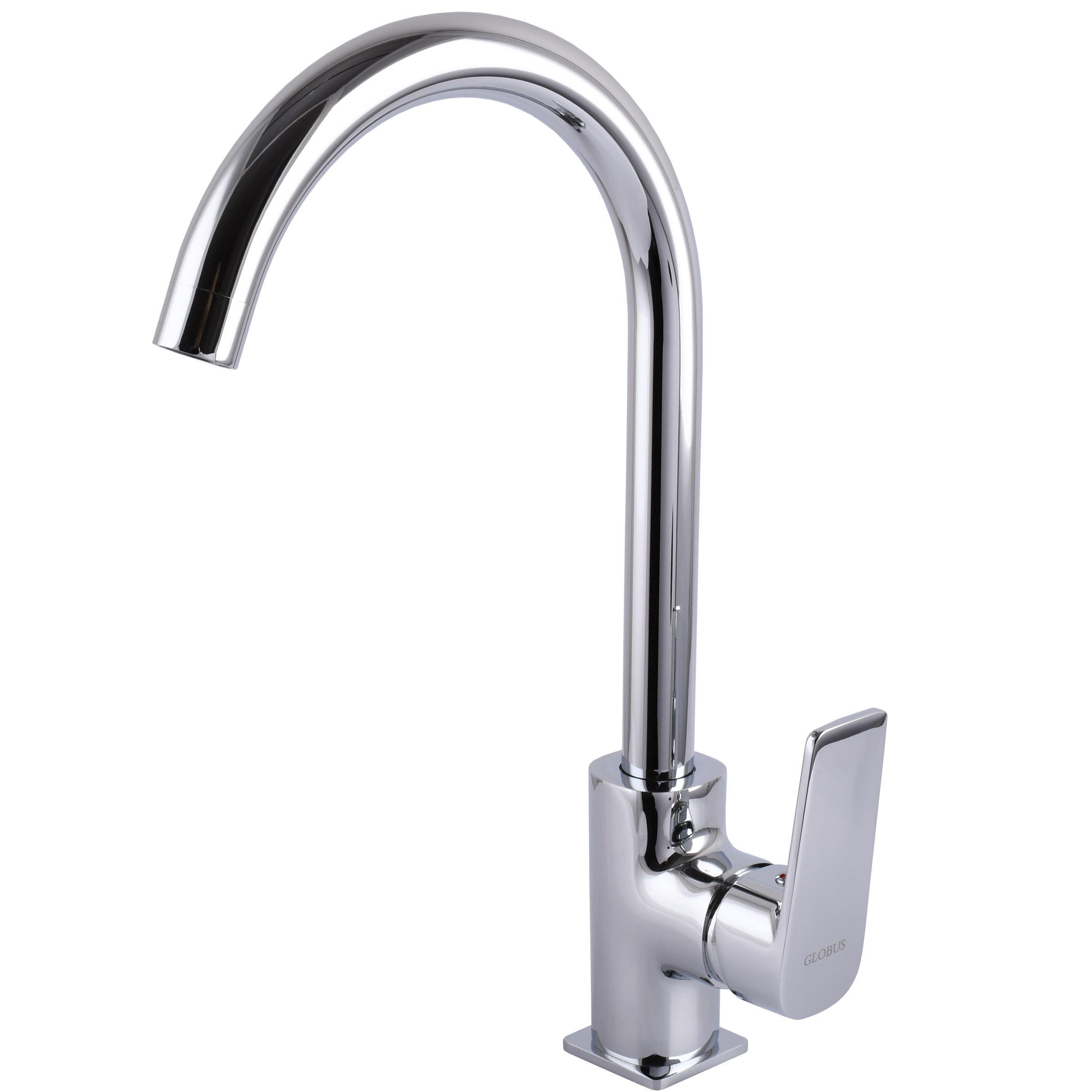 Смеситель для кухни Globus Lux Bonn GLB-0203S 000028496 Хром однорычажный (231734)
