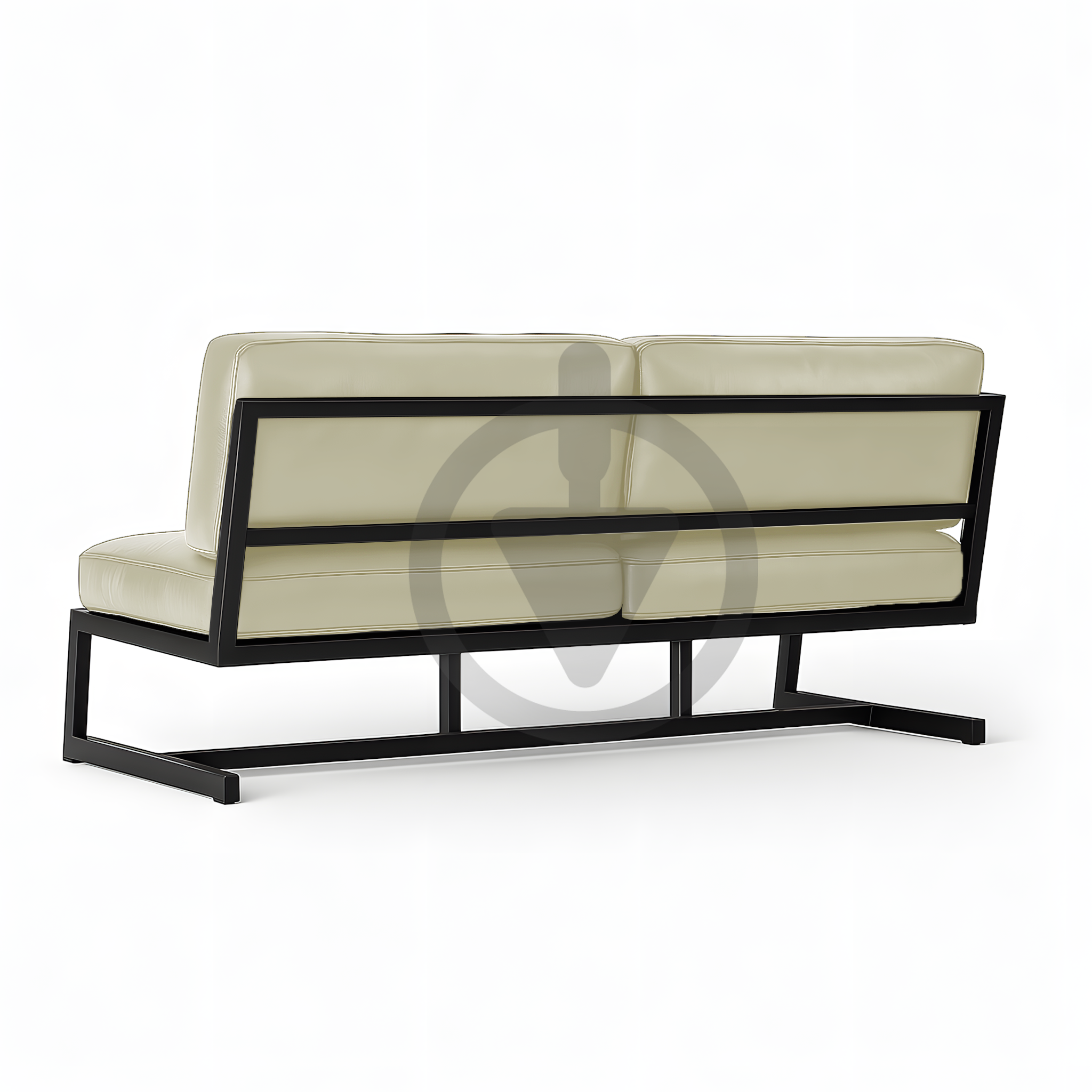 Диван металлический AVVS Атлас лофт экокожа 126 см Бежевый - фото 3 Диван металлический AVVS Атлас лофт экокожа 126 см Бежевый - фото 3