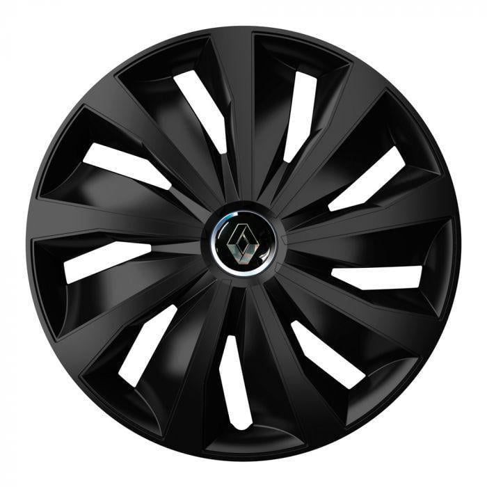 Ковпаки для коліс 4 Racing Grip Pro Black R14 з логотипом Renault 4 шт.