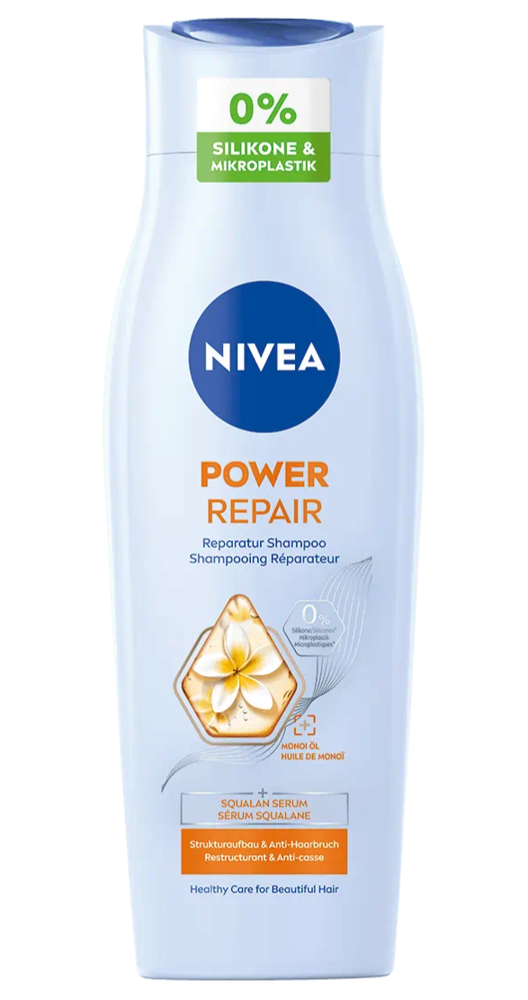 Шампунь для пошкодженого та ламкого волосся NIVEA Power Repair 250 мл (34355510)