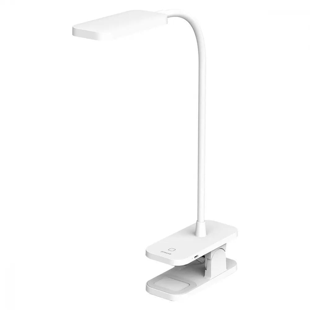 Настільна лампа на прищіпці Proove Light Bite 1200 mAh White (36972838)
