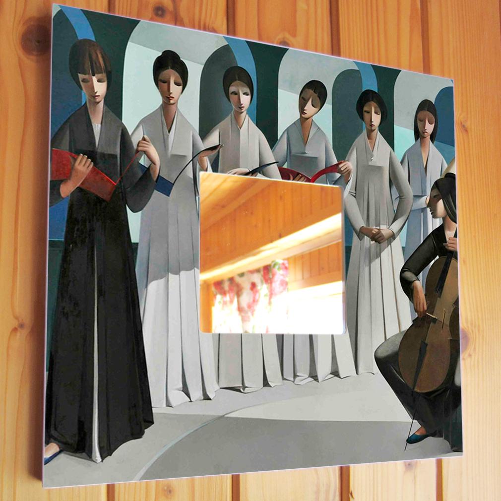 Дзеркало декоративне картина Концерт 260х260 мм (M00265) Дзеркало декоративне картина Концерт 260х260 мм (M00265)