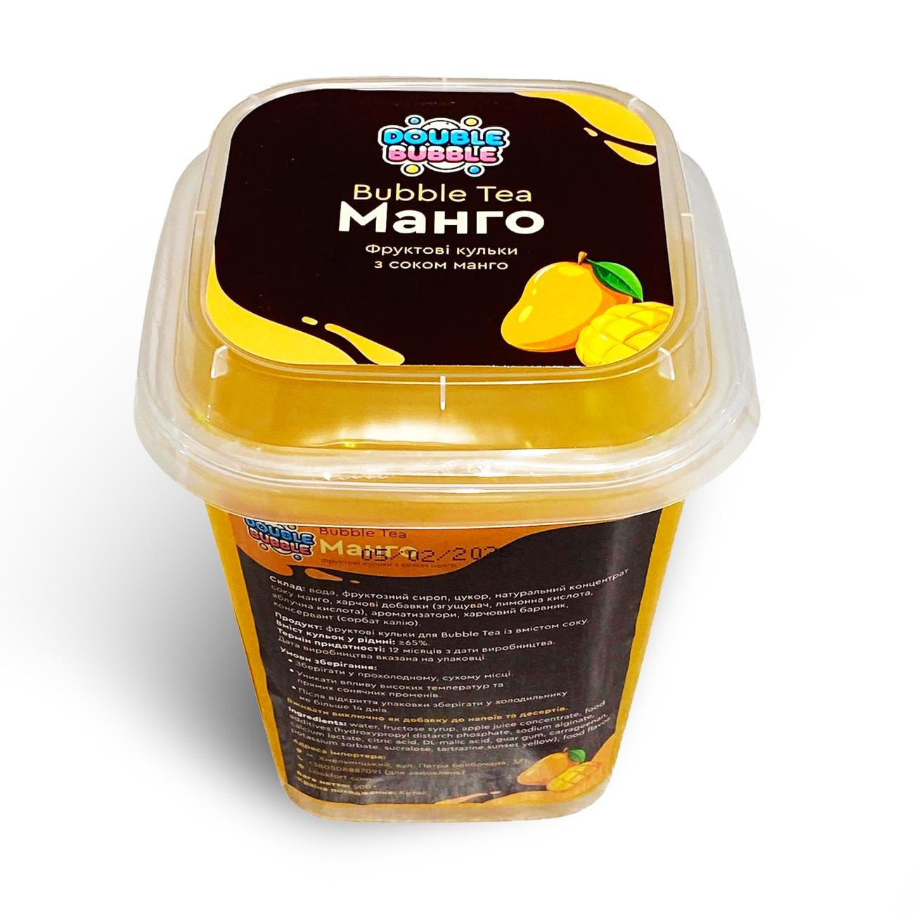 Фруктовые шарики Bubble Tea с соком Манго 500 г (35983432)