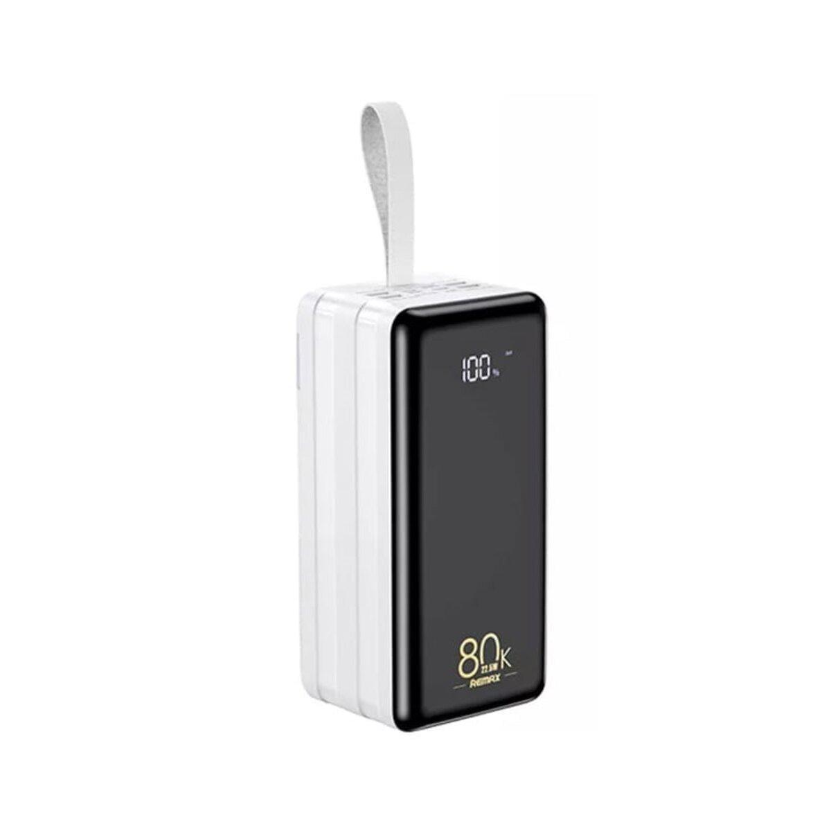 Повербанк Remax Chinen Series RPP-291 22,5W PD+QC Multi-compatible Fast Charging with LED Light 80000 mAh White (RPP-291)