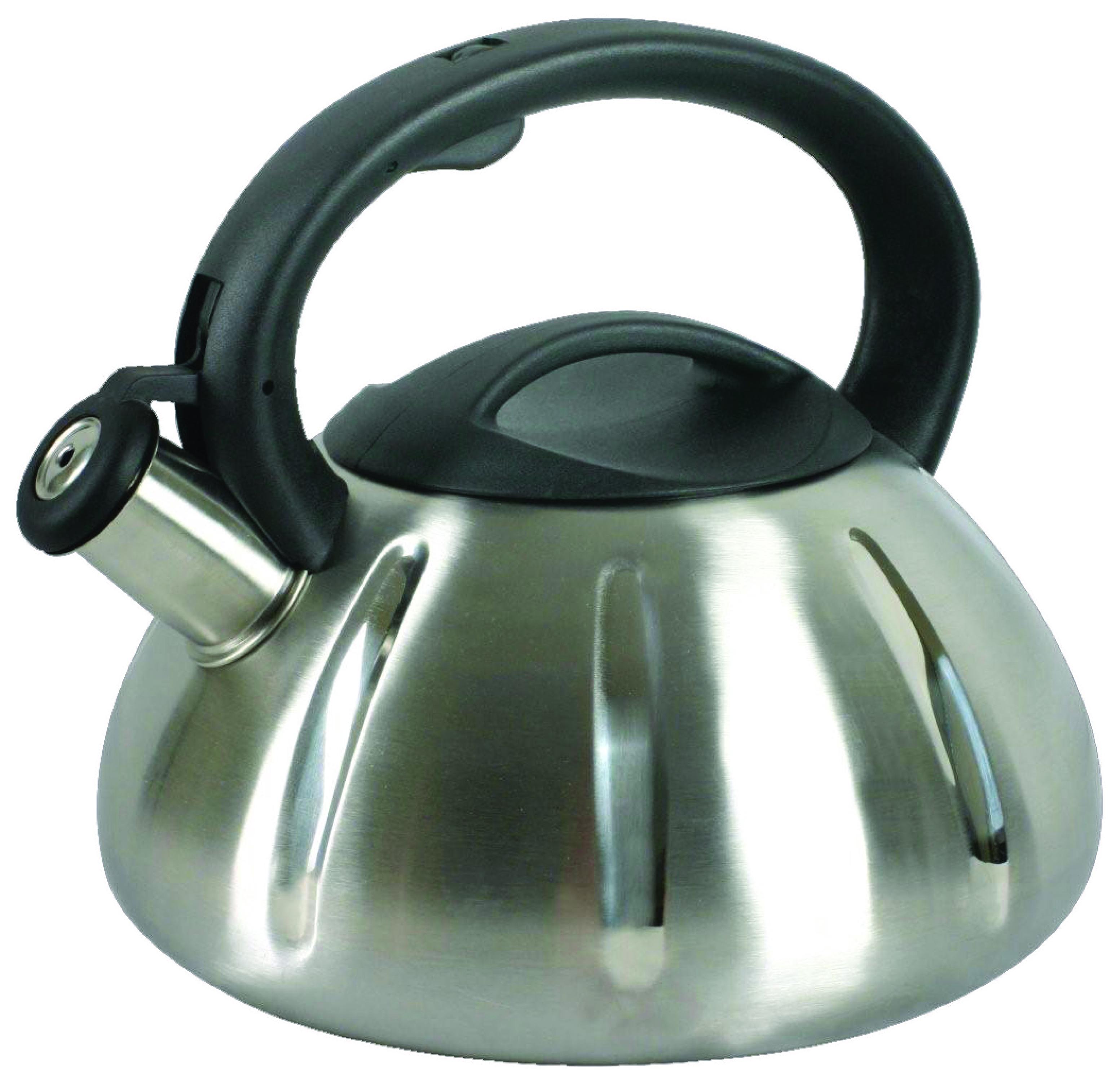 Чайник Vesta DIANA 3 л со свистком Черный/Нержавеющая сталь (BG-11)