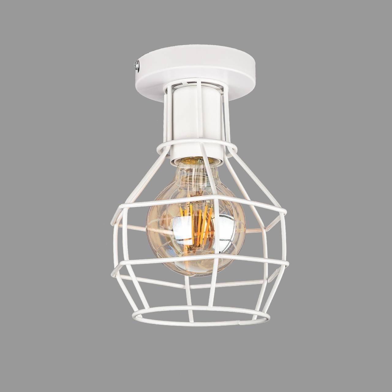 Светильник потолочный в стиле лофт Белый (56-XPR1618F-1 WH)