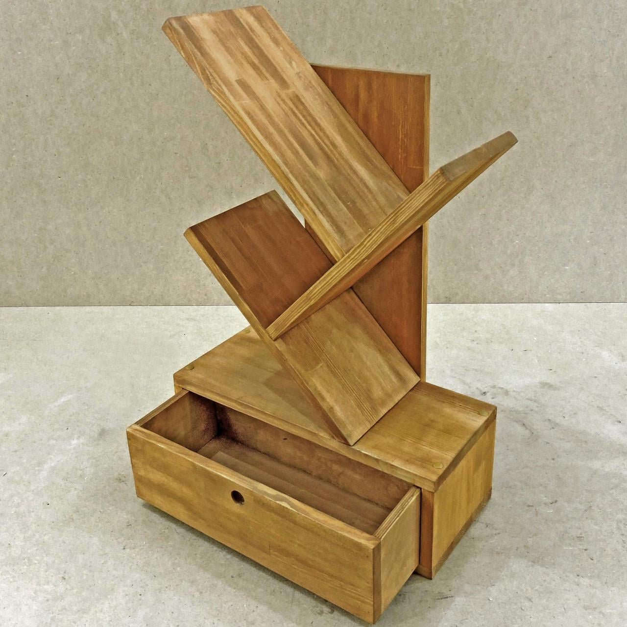 Полка книжная настольная из дерева Амазон Сиена (КПА-017005)