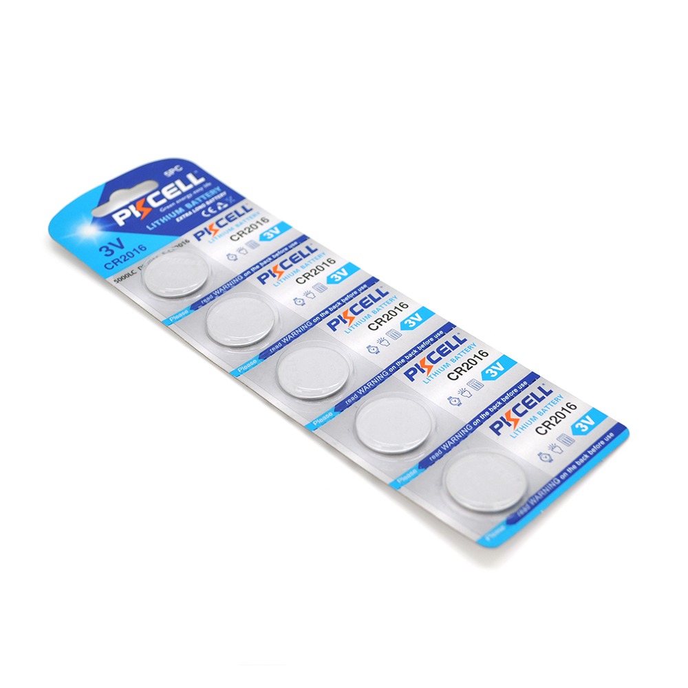 Батарея літієва Pkcell CR2016 5 шт. (YUT_V5259)