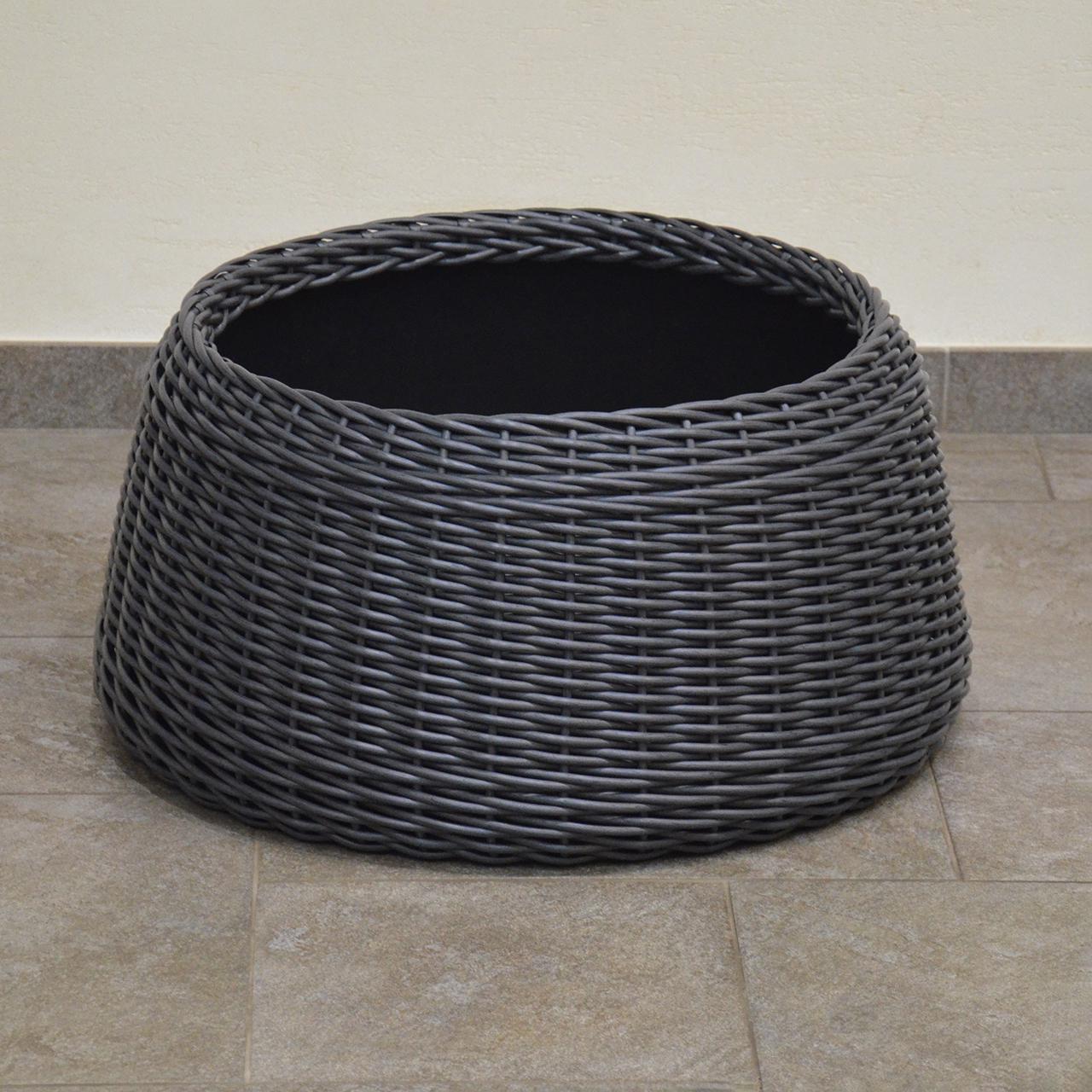 Подставка-юбка под елку плетеная из искусственного ротанга/ручной работы L Графитовый (23115876) - фото 8 Подставка-юбка под елку плетеная из искусственного ротанга/ручной работы L Графитовый (23115876) - фото 8