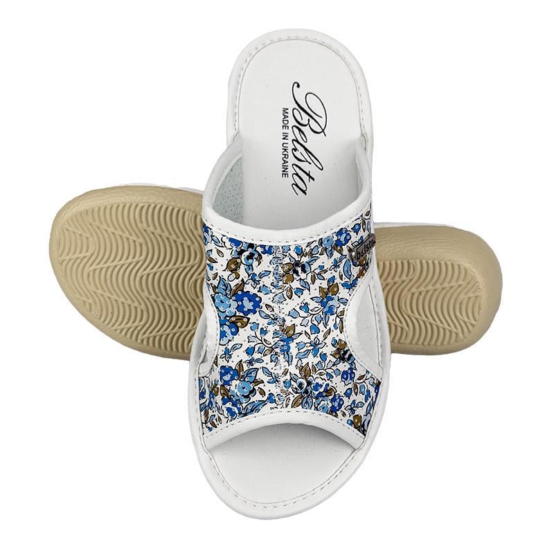 Тапочки комнатные женские эко-кожа 871 p. 36 23 см Белый