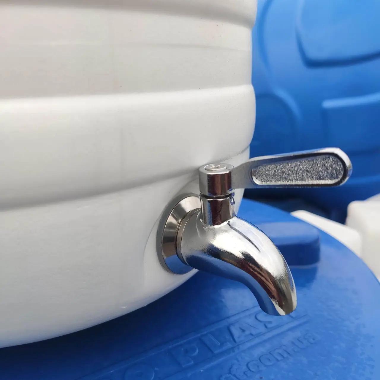 Бидон пищевой Евро Пласт с нержавеющим краном AISI 304 20 л (249724) - фото 2