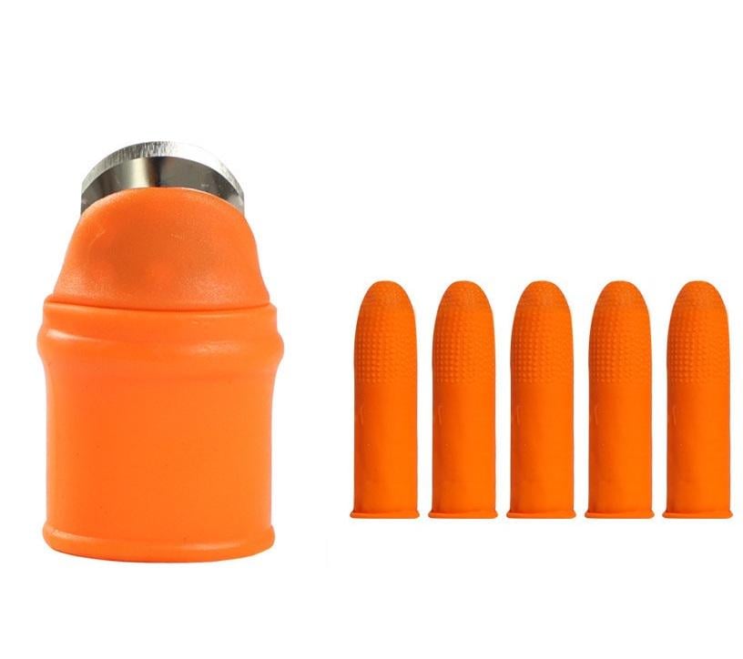 Пальцевий секатор з силіконовими ковпачками і ножем з нержавіючої сталі (R9560)