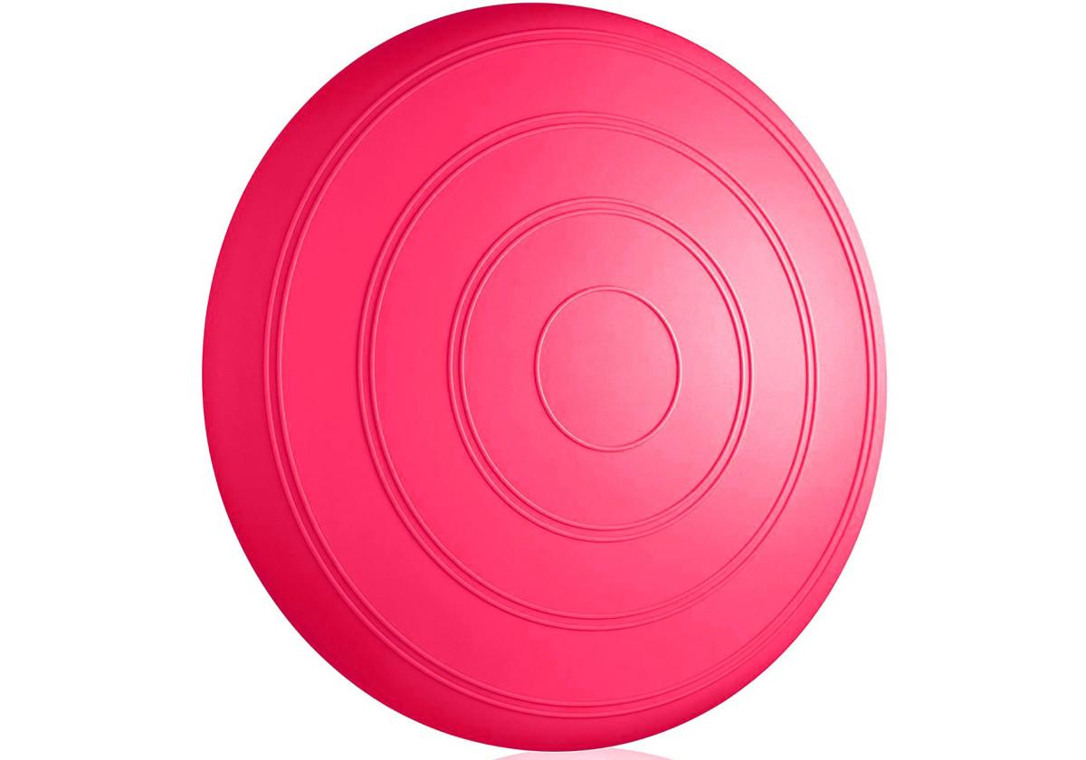 Балансировочная массажная подушка гладкая EasyFit Balance Cushion Розовый (EF-3164-P)
