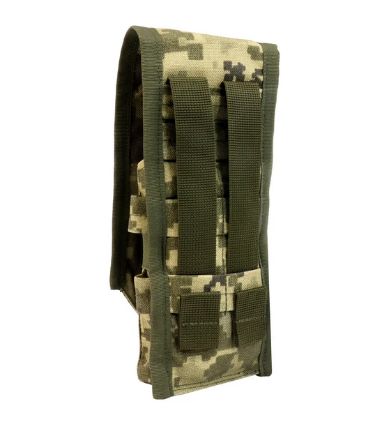 Підсумок під 2 магазини Cordura на пояс АК з клапаном Піксель - фото 2