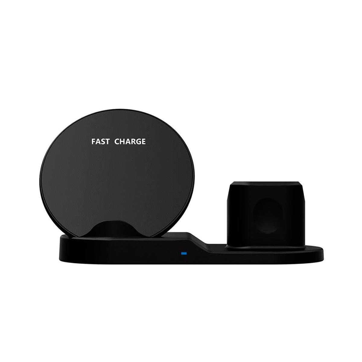 Беспроводное зарядное устройство для телефона 3в1 Fast Charge 2A 10W (1009527-Black) Беспроводное зарядное устройство для телефона 3в1 Fast Charge 2A 10W (1009527-Black)