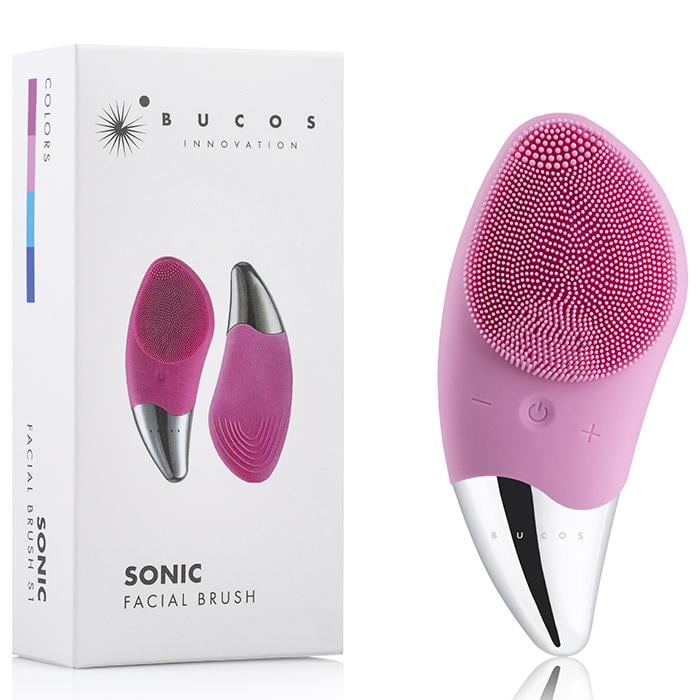 Щітка для обличчя очищувальна BUCOS Sonic Facial Brush S1 Пастельно-рожевий