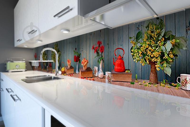 Скинали на кухню Zatarga «Липа» 600х2500 мм виниловая 3Д наклейка кухонный фартук самоклеящаяся Z180450